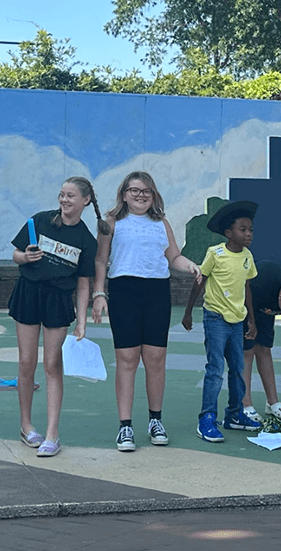 Globe School campers