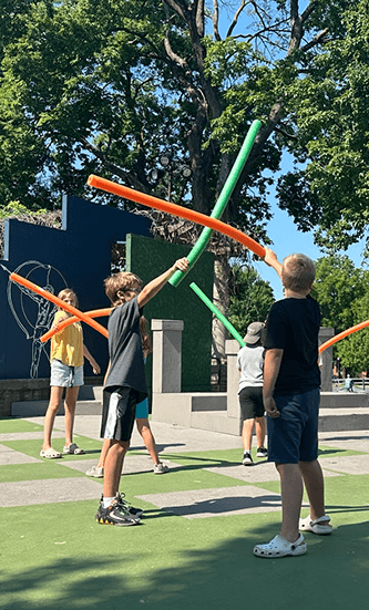 Globe School campers