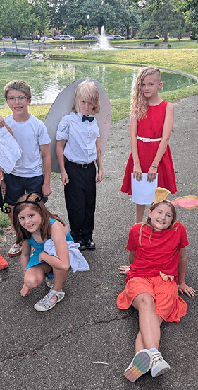 Globe School campers