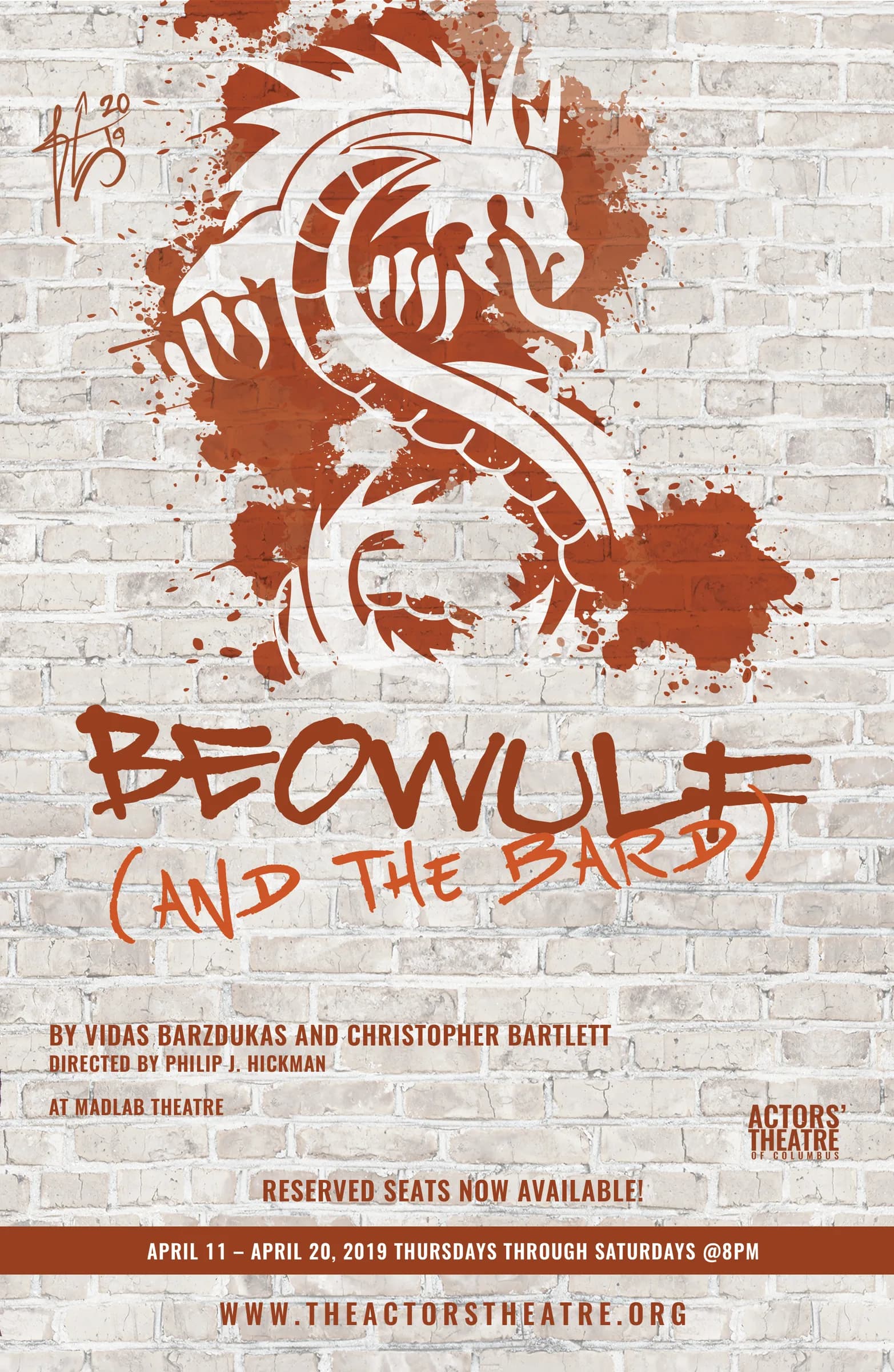 Beowulf (and the Bard) poster